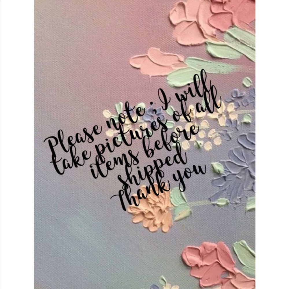 I will take pics of all items before shipped